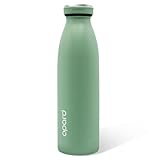 Opard Isolierte Edelstahl-Wasserflasche, Trinkflasche Edelstahl für Heiß-...