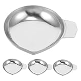 iplusmile 4 Stück Diamantwaagen Schalen Teilig Polierte Präzisionswaage...