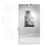 LEMODO Räucherofen 80x39,5x27,5 cm mit umfangreichem Zubehör,...