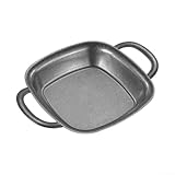 Quadratisches Serviertablett im Vintage-Stil, 26 x 20,5 cm, robuster...