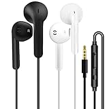 2 Pack kopfhörer In Ear Kopfhörer mit Kabel Ohrhörer mit Mikrofon und...