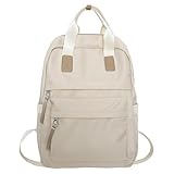 Studentenrucksack, einfarbig, vielseitiger Rucksack, Reise, große...