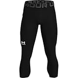 Under Armour Men's HeatGear Armour 3/4 Leggings, Black, Medium