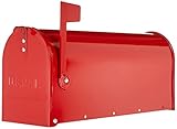 ALUBOX Amerikanischer Briefkasten 22X17X48 cm Briefkasten aus Verzinktem...