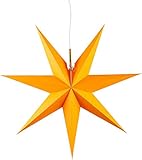 Annaberger Faltsterne Erzgebirgischer Fensterstern orange - 53 cm