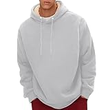 Generisch Fleece Kapuzenpullover Herren, Fleecepullover Herren Mit Kapuze...
