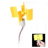 TICFOX Mini Windturbinen Generator, Vertikales Windturbinen Kit,...