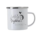 Personalisierbare Emaille-Tasse für Erzieherin, 330 ml, Abschiedsgeschenk...
