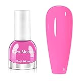 Gel Nagellack - Pastell-Neon Pink - Schnelltrocknender Nagellack für...
