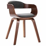 HETFTJN Esszimmerstuhl Dunkelgrau mit Bugholzgestell 49x51x70 cm Modernes...