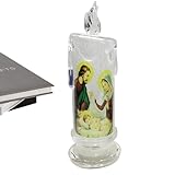 Flammenlose Jesus-Licht, flammenlose Gebetskerzen | batteriebetriebene...