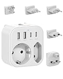 Reiseadapter Weltweit, Internationale steckdosenadapter, Universal...