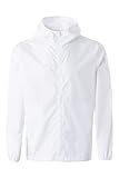 Mukua Unisex Stockton Windjacke Windbreaker, weiß, M