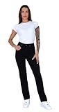 ESRA Straight Leg Jeans Damen Stretch Jeans High Waist Damen – Premium...