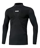 JAKO Herren Turtleneck Comfort 2.0, Schwarz, S