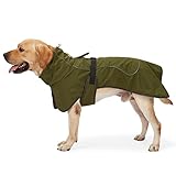 HEYWEAN Hundejacke Wasserdichter Hundemantel Reflektierende Jacke für...