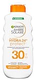 Garnier Ambre Solaire Hydra Protect+ Sonnenschutz-Milch 24h LSF 30, Schutz...
