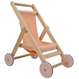 Bandits & Angels Puppenbuggy Lovely Salmon aus Holz – ab 2 Jahren –...