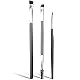 Lusofie Augenbrauenpinsel 3 Stück Eyeliner Pinsel Set Professioneller...