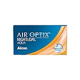 Air Optix Night & Day Aqua Monatslinsen weich, 6 Stück, BC 8.6 mm, DIA...