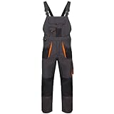Luckyberg Herren Latzhose, Arbeitshose viel funktionale Taschen....
