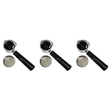 ISTOVO 3Satz 51 mm Bodenloser Wiederverwendbarer Kaffeefilter-Siebträger...