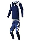 Alpinestars 2023 Racer Hoen Hose und Trikot Combo (Night Navy White, 28/S)