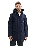 TOM TAILOR Herren Artic Parka mit abnahmbarer Kapuze, 10668 - Sky Captain...