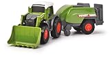 Dickie Toys – Fendt Micro Farmer (9 cm) – Traktor-Set mit Anhänger,...