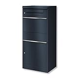 Metzler Briefkasten und Paketbox, Postbox rostfrei und massiv,...