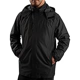 ANAYSN Herren Regenjacke mit Kapuze wasserdicht leichte Jacke und...