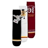 United Labels 3 Paar Harry Potter Socken für Damen, Schwarz Weiß Rot,...