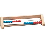 WISSNER® 80200.6 aktiv lernen - 20 er Rechenrahmenrot/blau-RE-Wood®