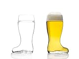Stölzle Lausitz Bierstiefel 500 ml I 2er Set I formschöne Biergläser...