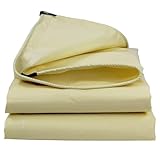 wasserdichte Plane, 2 x 2 m, 3 x 4 m, 4 x 6 m, beige, PVC-Plane,...