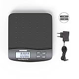Nilpferd Digitale Paketwaage 5g-30kg in 1g Schritten, Postwaage,...