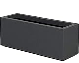 Ondis24 Balkonkasten mit Wasserspeicher, 25L Pflanzvolumen, Pflanzkübel...