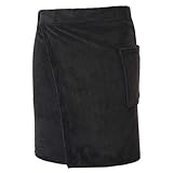 Saunakilt Herren, Sauna Kilt Männer, Grau, 60 x 150 cm, Saunahandtuch...