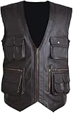 ZM ATTIRE Herren J World's Chris Pratt Owen Grady Brown Vest JW Echtes...