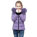 Battnot Steppjacke Mädchen Leicht Wärme Schwarz Daunenjacke Damen Elegant...