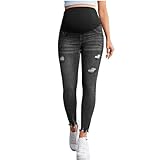 YASHANG Jeans Skinny Jeans,FüR Schwangere Schwangerschafts Jeans, Lang...