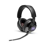 JBL Quantum 400 Over-Ear Gaming Headset – Wired 3,5 mm Klinke und USB –...