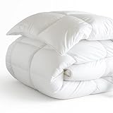 KNERST Sommer Bettdecke 135x200 - Federbettdecke – leichte Decke mit...