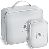 AiQInu Medikamententasche, 2 Stück Reiseapotheke Tasche Wasserdicht,...