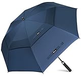 NINEMAX Golf Regenschirm Groß Sturmfest,Regenschirm XXL 62 zoll,Golfschirm...