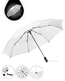 FARE Oversize-Taschenschirm Skylight (weiß) - Effektvoller Regenschirm mit...