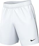 NIKE DR0960-100 M NK DF LGE Knit III Short K Pants Herren White/Black/Black...