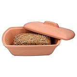 MamboCat Terra Brottopf aus Terrakotta I (LxB) 33x22,5cm I Ton-Brotkasten...