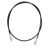 Tachowelle aus Schwarzem Stahl, 68 Zoll, Zum Anschrauben, Stecker für...
