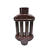 UZMAN Abgaswärmetauscher 130mm Warmlufttauscher ROT/BRAUN 6 Rohre,...